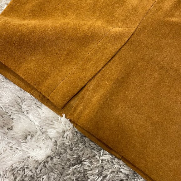 Vintage Suede Pencil Skirt - Picture 9 of 12